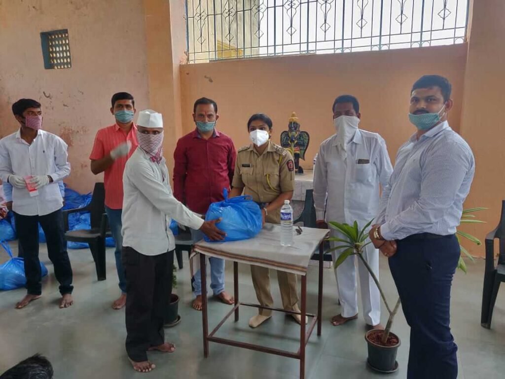 Work done during pandemic period of Covid-19 by Khakiparivar Foundation.